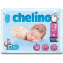 CHELINO T2 detské plienky (3-6 kg) s dermo ochranou 28 ks