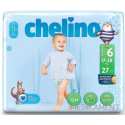 CHELINO T6 detské plienky (17-28 kg) s dermo ochranou 27 ks