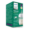 AVENT FĽAŠA Natural Response 120 ml sklenená cumlík pre podporu rytmu pitia 0m+ 1 ks