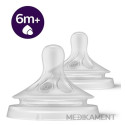 AVENT CUMLÍK na fľašu Natural Response 6 na kašu 6m+ 2 ks