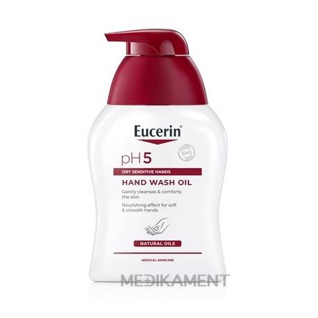 Eucerin pH5 UMÝVACÍ OLEJ NA RUKY pre citlivú pokožku 250 ml