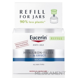Eucerin HYALURON-FILLER+3xEFFECT Nočný krém REFILL náhradná náplň 50 ml
