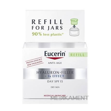 Eucerin HYALURON-FILLER+3xEFFECT Denný krém REFILL náhradná náplň 50 ml