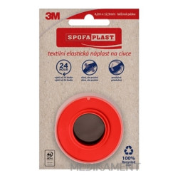 3M SPOFAPLAST č.131N Textilná elastická náplasť 4,2 m x 12,5 mm béžová na cievke 1 ks