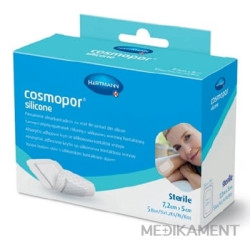 Cosmopor Silicone absorpčné adhezívne náplasti 7,2 x 5 cm 5 ks