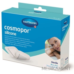 Cosmopor Silicone absorpčné adhezívne náplasti 10 x 8 cm 5 ks