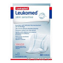 LEUKOPLAST LEUKOMED SKIN SENSITIVE krytie s vankúšikom náplasť sterilná 5 x 7,2 cm 5 ks