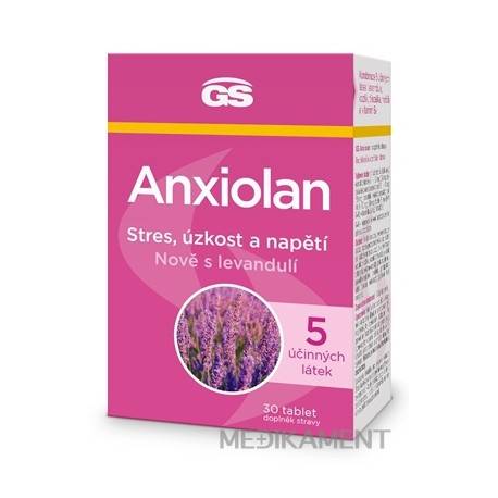 GS Anxiolan s levanduľou tablety 30 ks