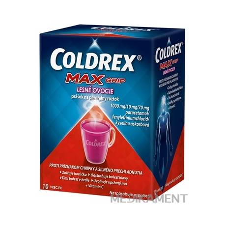 COLDREX MAXGRIP LESNÉ OVOCIE plo por 7,6 g 10 ks