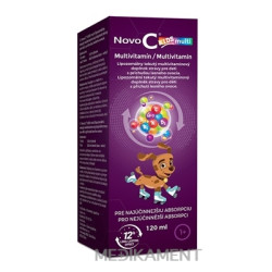 Novo C KIDS multi Multivitamín tekutý prípravok, príchuť lesné ovocie 120 ml