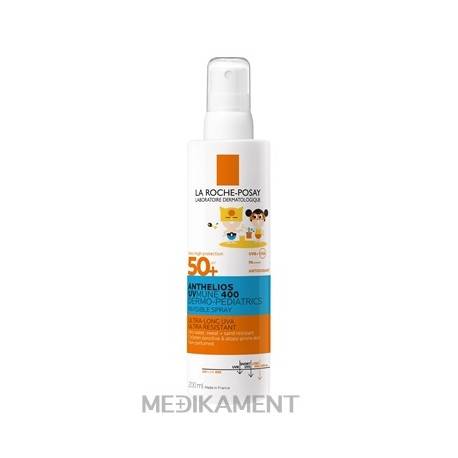 LA ROCHE-POSAY ANTHELIOS DP INVISIBLE SPRAY SPF50+ ultraľahký sprej pre deti 200 ml