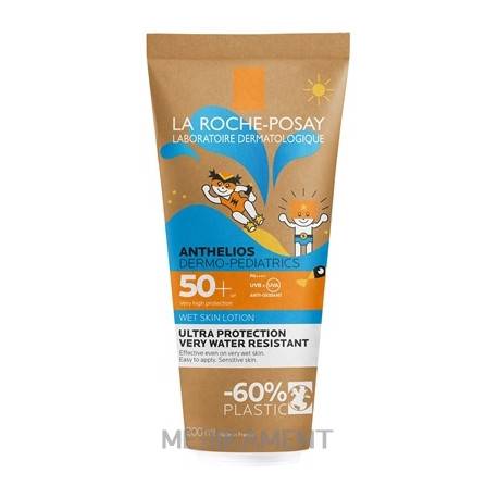 LA ROCHE-POSAY ANTHELIOS DP WET SKIN LOTION SPF50+ mlieko pre deti na vlhkú pokožku 200 ml