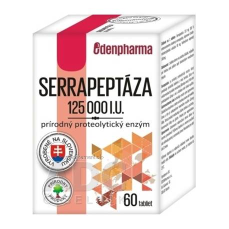 EDENPharma SERRAPEPTÁZA 125 000 I.U. tbl prírodný enzým 1x60 ks