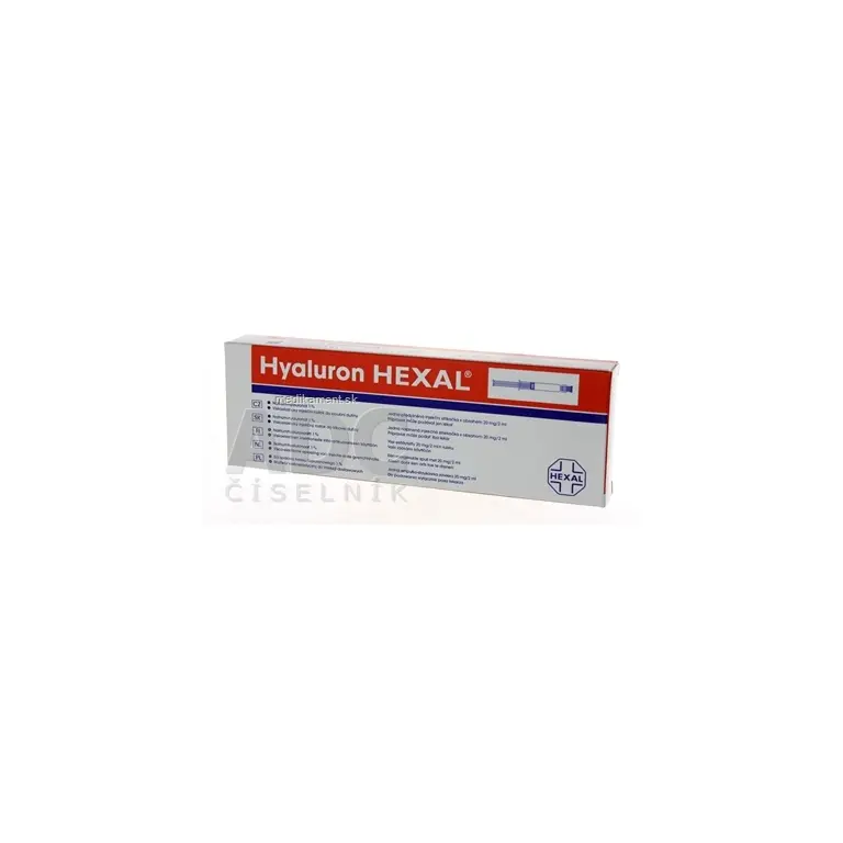 Hyaron Inj HYALURON HEXAL inj 20mg 1x2ml - MEDIKAMENT.sk