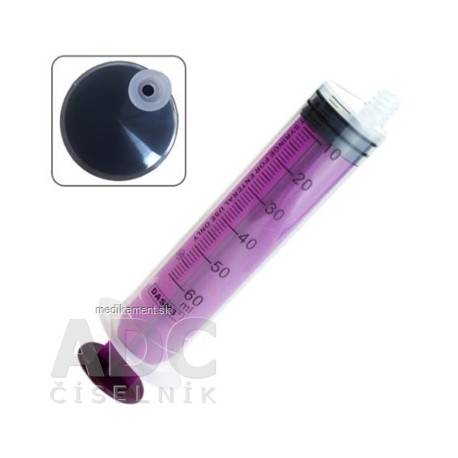 ENFit striekačka pre enterálnu výživu NOVÁ (pre objem 60 ml) excentrická, 1x1 ks