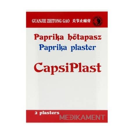 CAPSIPLAST - HREJIVÁ NÁPLASŤ S VÝŤAŽKOM Z PAPRIKY 1x2 ks