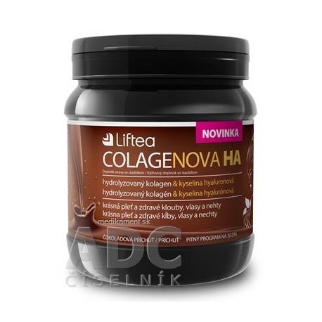 LIFTEA COLAGENOVA HA prášok na prípravu nápoja čokoládová príchuť 390 g