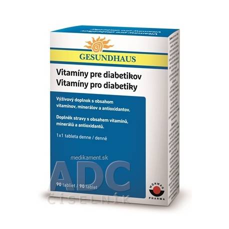 Vitamíny pre diabetikov tbl 1x90 ks