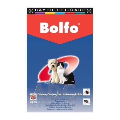 BOLFO obojok pre mačky a malých psov obvod 38 cm, 1x1 ks