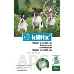 KILTIX obojok pre malé psy obvod 38 cm, antiparazitarny, 1x1 ks