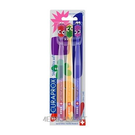 CURAPROX CS 5460 ultrasoft Okatá edícia zubná kefka 3 ks