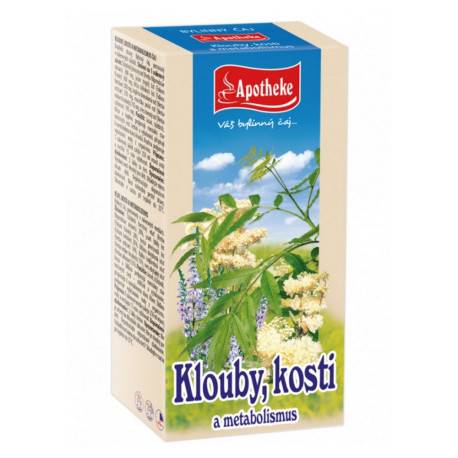 APOTHEKE ČAJ KĹBY, KOSTI A METABOLIZMUS vrecúška 20 x 1,5 g