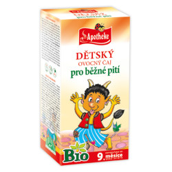 APOTHEKE BIO DETSKÝ OVOCNÝ ČAJ Pre bežné pitie vrecúška 20 x 2 g