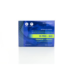 Slovakiapharm 10 PRO - BIO PREMIUM + vláknina kapsuly 30 ks
