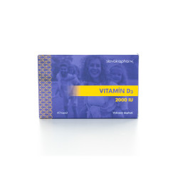Slovakiapharm VITAMÍN D3 2000 IU 60 kapsúl