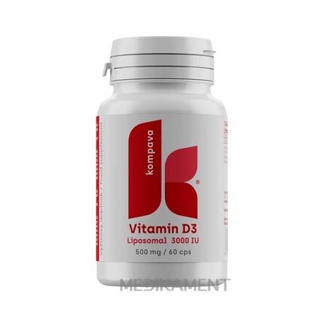 kompava Vitamín D3 kapsuly 60 ks
