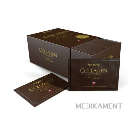 kompava COLLAGEN Coffee Cream vrecúška 30 x 6 g