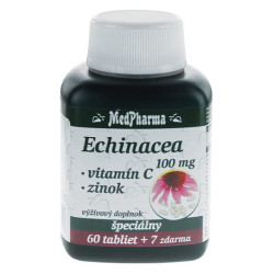 MedPharma ECHINACEA 600 Forte - Kurkumín tablety 67 ks 