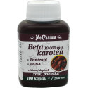 MedPharma BETAKAROTÉN 25.000 m.j. kapsuly 107 ks