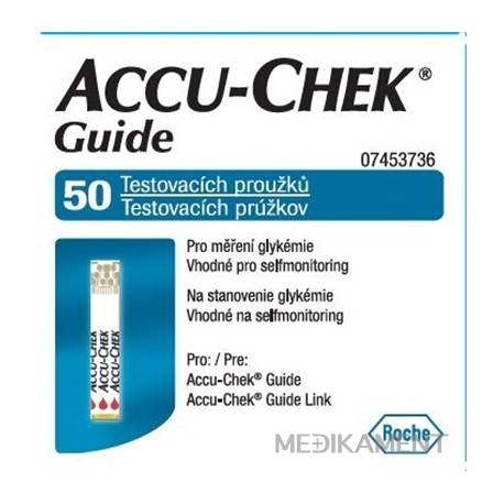 Accu-Chek Guide 50 testovacie prúžky do glukomera 50 ks