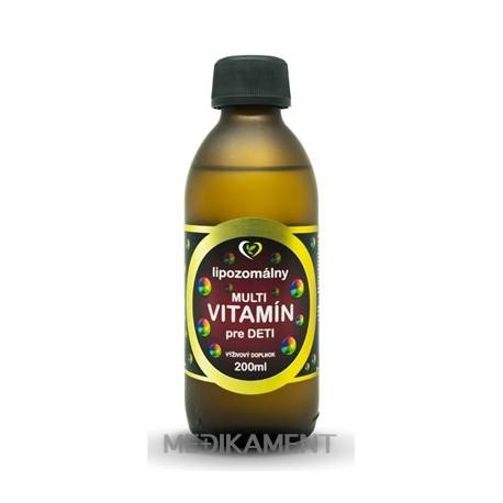 Zdravý svet Lipozomálny MULTIVITAMÍN pre DETI roztok 200 ml