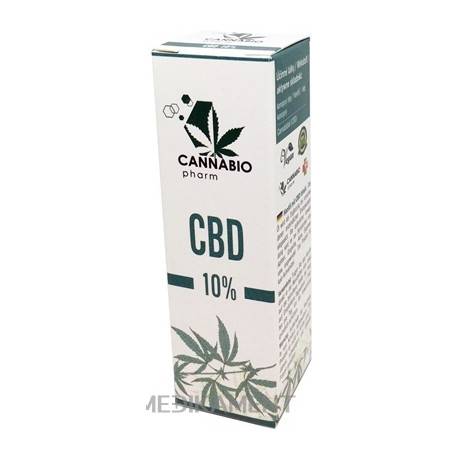 CANNABIOpharm CBD 10% konopný olej 10 ml