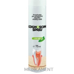 COGNOSCIN SPREJ s vôňou mäty na orientačnú skúšku vitality zubov 75 ml