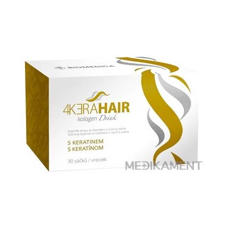 BIOMEDICA 4KERAHAIR kolagen drink s keratínom vrecúška 30 ks