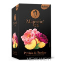 Biogena Majestic Tea Broskyňa & Pivonka ovocný čaj 20 x 2,5 g
