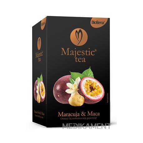 Biogena Majestic Tea Maracuja & Maca ovocný čaj 20 x 2,5 g 