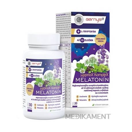 Barnys HypnoX KompleX MELATONÍN kapsuly 30 ks