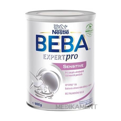 BEBA EXPERTpro SENSITIVE špeciálne výživa dojčiat pri zápche (od narodenia) 800 g