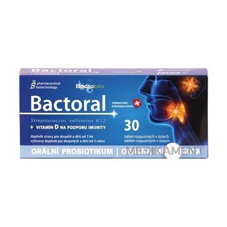 BACTORAL+vitamín D tablety 30 ks