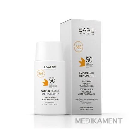 BABÉ SUPER FLUID DEPIGMENT + SPF50 krém s ochr. faktorom s depigmentačným účinkom 50 ml 