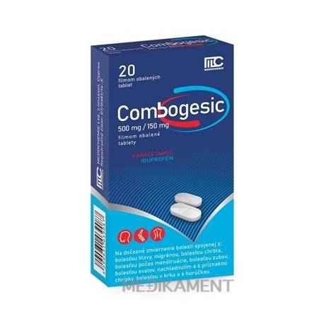 Combogesic 500 mg/150 mg tablety 20 ks