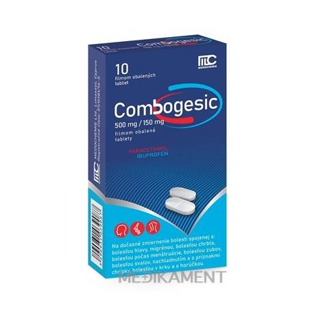 Combogesic 500 mg/150 mg tablety 10 ks