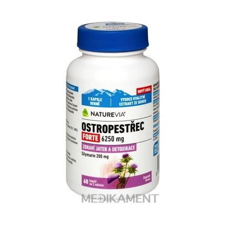NATUREVIA PESTREC mariánsky FORTE 6250 kapsuly 60 ks