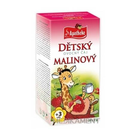 APOTHEKE DETSKÝ OVOCNÝ ČAJ MALINOVÝ vrecúška 20 x 2 g