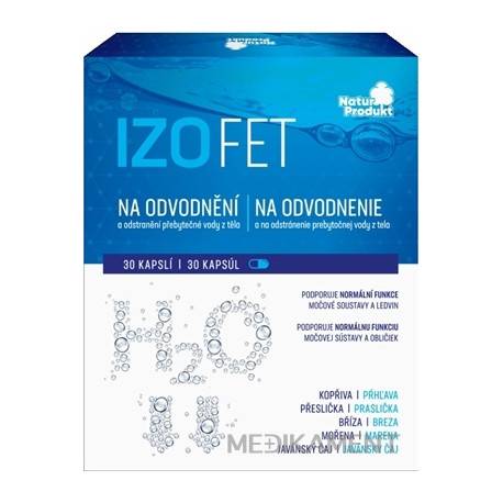 NaturProdukt IZOFET Na odvodnenie kapsuly 30 ks