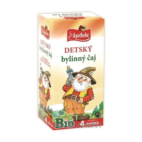 APOTHEKE BIO DETSKÝ BYLINNÝ ČAJ vrecúška 20 x 1,5 g 